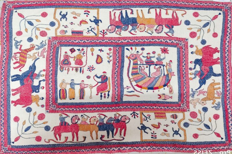 Nakshi Kantha Wall Hanging Handcrafted by skilled artisans
